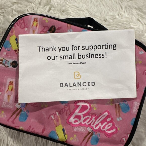 Barbie lunchbox NWT soft shelly zip close insulated girlie pop - Picture 12 of 12